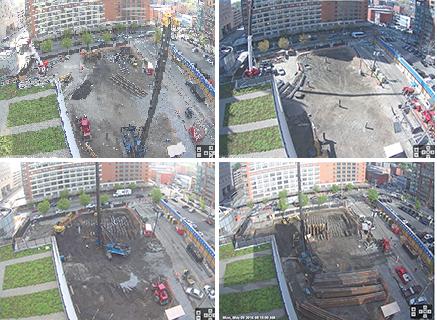 大连沙河口区工地实时监控画面